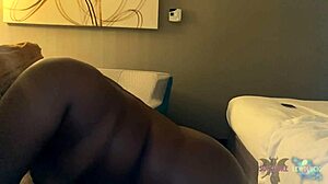 Hotel Throat-Fuck With Facial Ending No Audio. Big Black Cock Involved.
