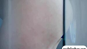 Two Pretty Babes Intensely Fucking a Blue Dildo