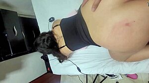 the latina with a huge ass gets recorded while her boyfriend fucks her on all fours