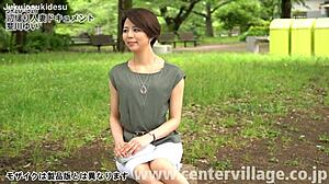 Yui Hikawa's First Married Woman Blowjob and Creampie