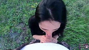 Pawg Goth Slut Outdoors Fuck