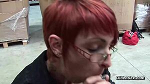 i love how mature redhead katy morlait gets anal fucked by big dick in condom