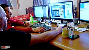 french actress lana fever gets fucked hard by max casanova's big cock on the couch