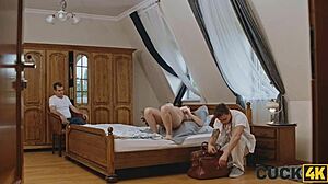 Dr. Lovegood's Cuckold Adventure with Husband Watching!