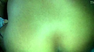 My lover makes my pussy explode in a golden shower before fucking and creampying it in front of my cuckold