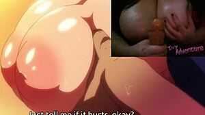 Hot Chubby Girl with Big Tits Watches Creampie in Cosplay