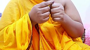 In The Indian Household, The Desi AUNTY Reveals Her BOOBS For The Mother-In-Law Role