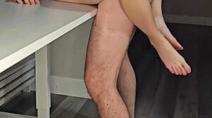 A Young 18+ Poetess Reads Poetry While Showing Off Her Sexy Legs And Small Waist In A Dress