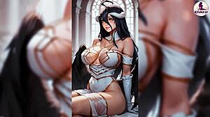 albedo as the hottest milf ai generated
