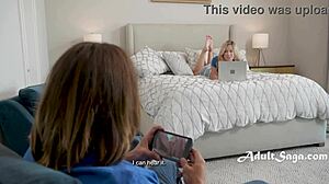 weird step cousin started wanking infront of me so i - river lynn axel haze