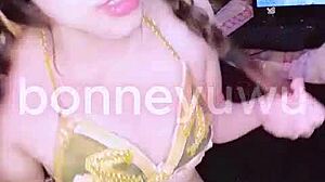 bonneyuwu cosplays leia star wars with facial ejaculation