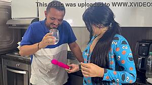 I seduce the plumber in my pajamas because my husband doesnt fuck me every day - mia montiel