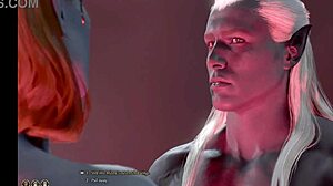 Baldur's Gate 3 naked playthrough with Mizora sex scene