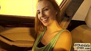 Innocent teen Jenna Marie gets fucked outdoors