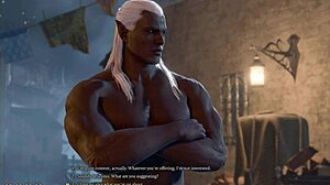 Baldur's Gate 3 naked playthrough with Mizora sex scene