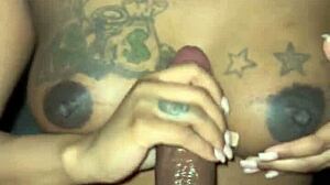 Pretty ebony pornstar sucks monster cock in braids. Passionate deepthroat compilation.