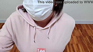 A married woman relaxes by touching herself in a full video from aika-frau channel.