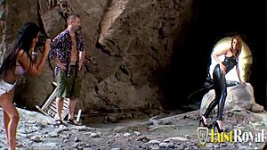 Milf Bianca Ressa's Intense Beach Anal