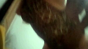 blonde rides big cock in interracial pov session