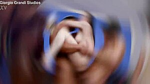 Anna de Ville endures intense 6-on-1 gangbang action