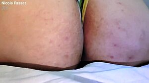 cute tubby babe shares her homemade video spreading for the camera