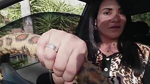 Brunette Brazilian Gets Assfucked by Firefighter in Public Outdoor