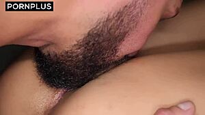 Aria Sloane Wraps Silky Smooth Pussy Around Big Cock