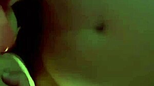 A chubby brunette with big ass rides huge cock bareback