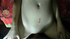 rubbing and fucking my dumpling with a thick cock in the bedroom
