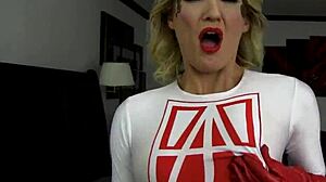 Bound superheroine fucked by machine