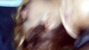 Intense Cum Facial Covers Her Face Completely!