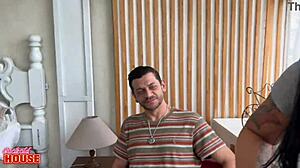 Milf Fitness Fucking Big Cock Lover While Husband Watches