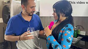 I seduce the plumber in my pajamas because my husband doesnt fuck me every day - mia montiel