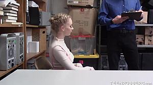 perfect tits girl thief athena rayne punished teen 18+robbers com