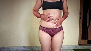 brunette teen didn't expect spying on her webcam