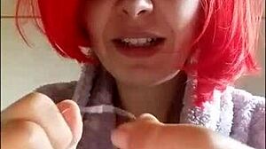 Brushing Teeth Is Important And Chantal Loves To Fill Her Mouth With Toothpaste