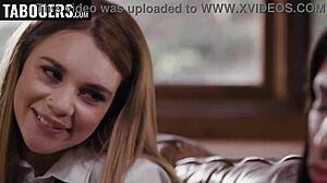 teen lesbian rides pretty face