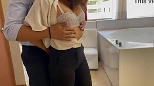 Real Estate Advisor Tours Client And They Fuck Intensely