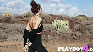 i feel so relaxed watching petite milf babe expose her stunning body outdoor