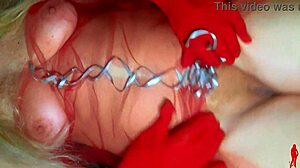 mature lady curves tease on christmas