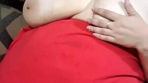 Hot neighbor horny on sofa gives blowjob almost wife catches