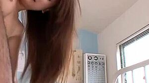 Nozomi Nishiyama Blows Two Guys Firmly Banged in Gang Fuck Japan