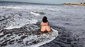 Stepmom Asks Her Stepson to Have a Nude Beach Photosession