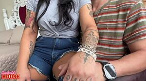 Milf Fitness Fucking Big Cock Lover While Husband Watches