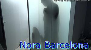 what happens in the shower with blonde teen?