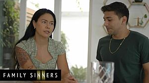 Family Sinners - Dana Vespoli Gives In to Temptation with Her Stepson in Various Positions.