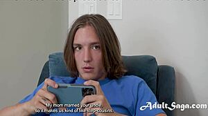 weird step cousin started wanking infront of me so i - river lynn axel haze