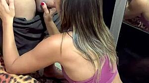 married woman devoted to black lover in bed for anal creampie and assfucking