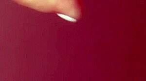 Japanese step mom gives her step son a blowjob for her birthday.