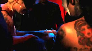 Rough Public Threesome Sex Outdoors